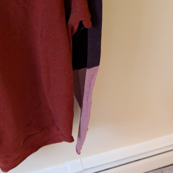 Smartwool Women's shadow pine color block crew neck Long Sleeve sweater. Size XL - Picture 5 of 11